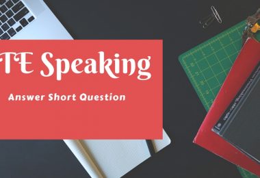 PTE Speaking Answer Short Question