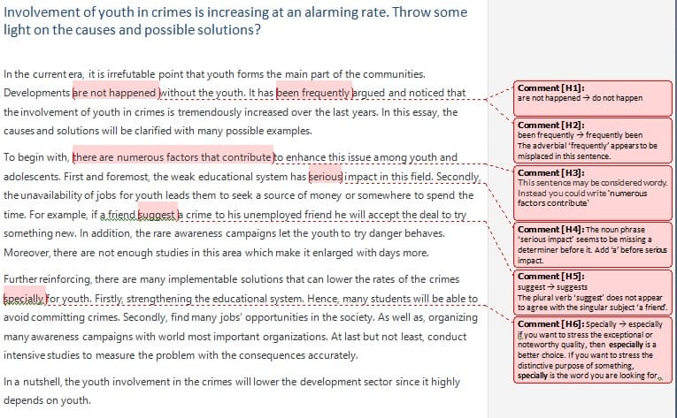 pte essay template one of the most